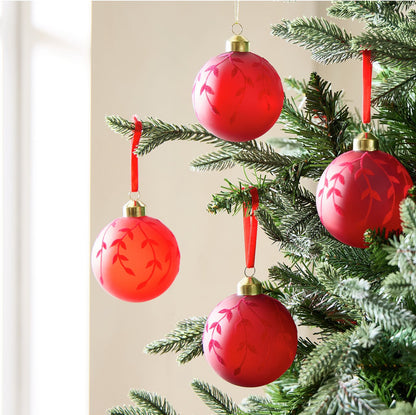 Pack of 4 Christmas Glass Christmas
Baubles