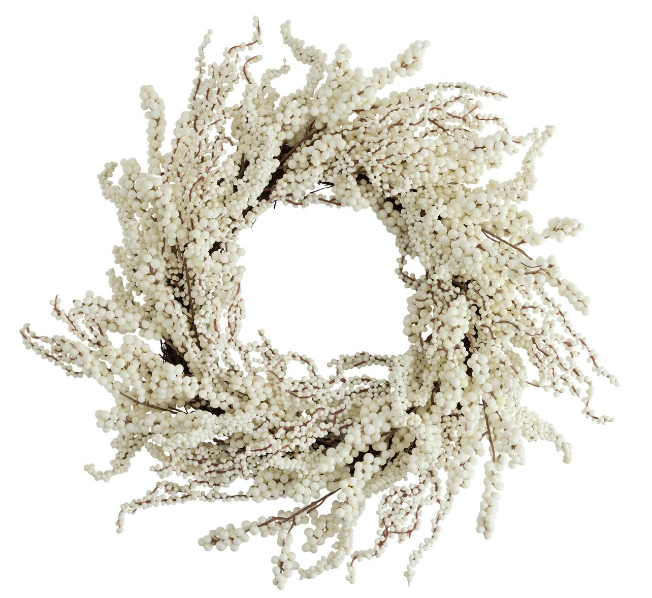 White Foliage Christmas Wreath