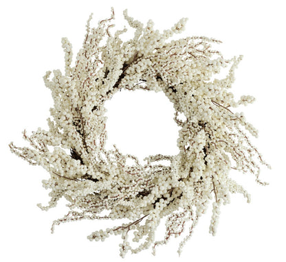 White Foliage Christmas Wreath