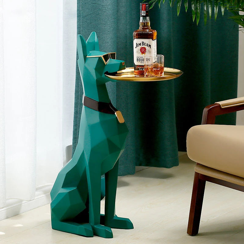 Nordic Decoration Home Figurine Dogpallets Statuescreative Living Room Sculpture Large Landing Dog Statue Nordicstyle Decoration