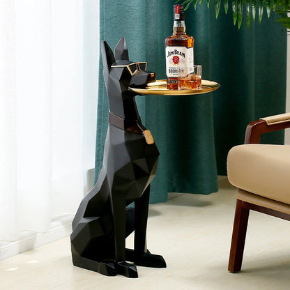 Nordic Decoration Home Figurine Dogpallets Statuescreative Living Room Sculpture Large Landing Dog Statue Nordicstyle Decoration