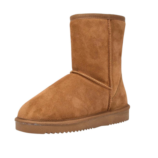 DREAM PAIRS Women's Mid Calf Winter Snow Boots Shorty Fashion Lined Boots