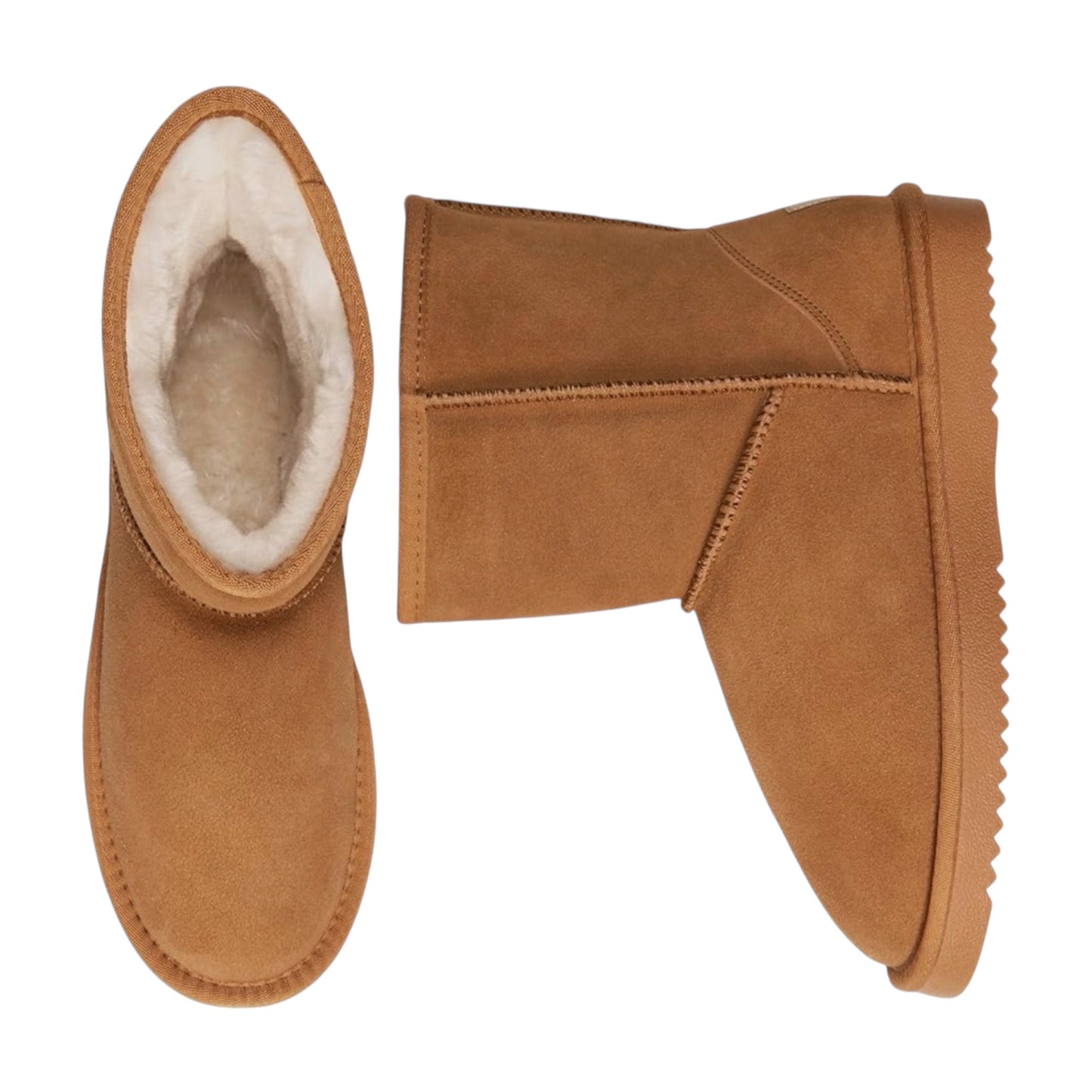 DREAM PAIRS Women's Mid Calf Winter Snow Boots Shorty Fashion Lined Boots