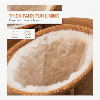 DREAM PAIRS Women's Mid Calf Winter Snow Boots Shorty Fashion Lined Boots