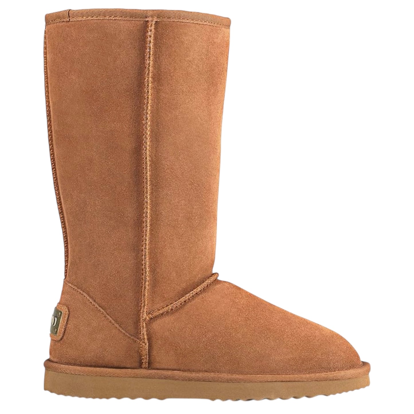 Shenduo Women's Leather Classic Tall Snow Boots