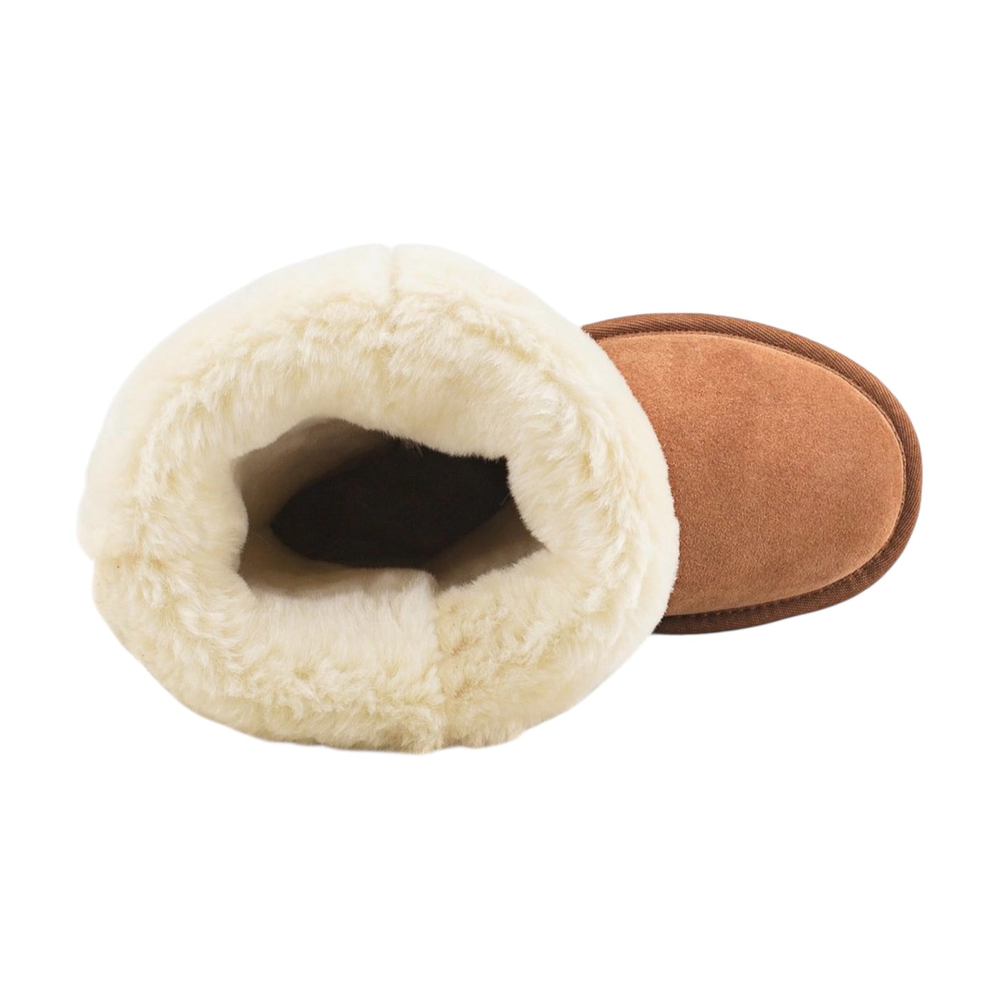 Shenduo Women's Leather Classic Tall Snow Boots