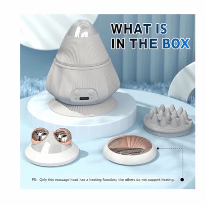 PORTHOLIC Portable Massage Ball with Mount, Conical Design