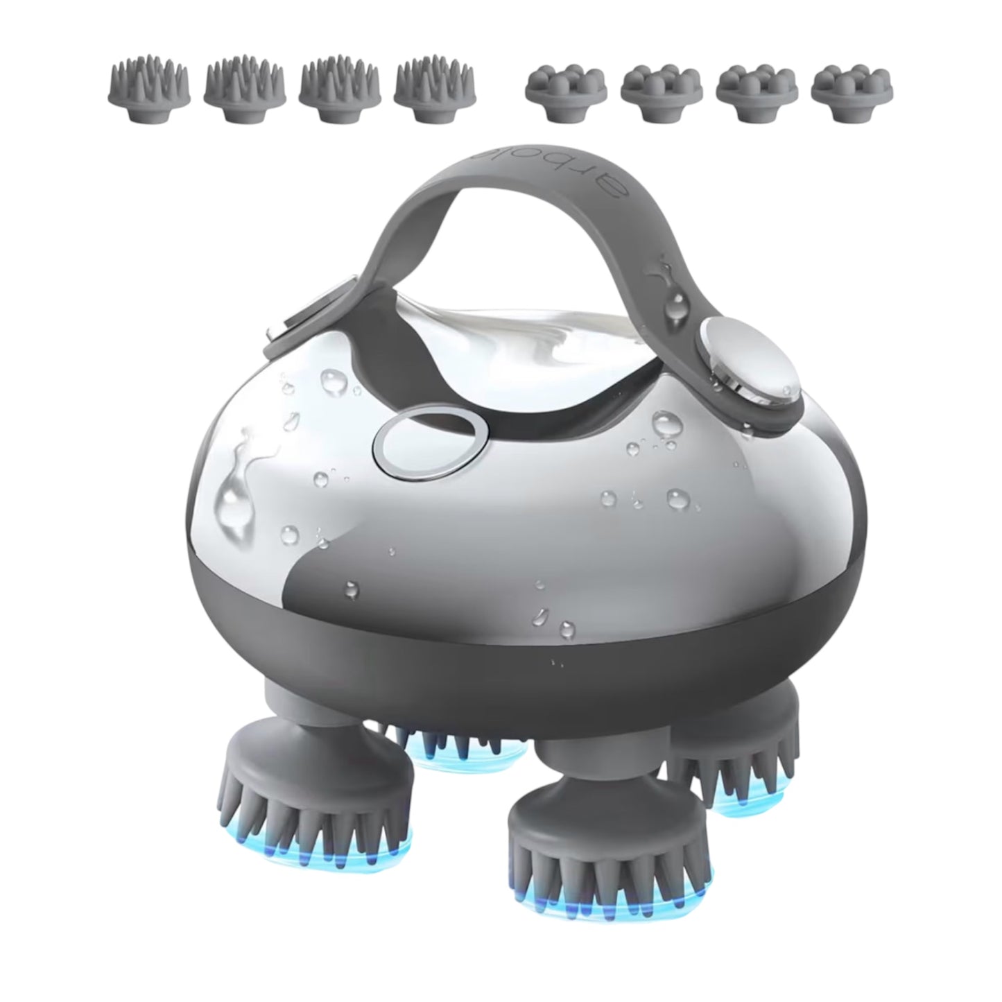 Head Massager Scalp, arboleaf Electric Scalp Massagers Waterproof Hair Massager for Hair Growth, Portable Handheld Massagers with Silicone Heads for Body Relaxation, Christmas Gifts for Women Men