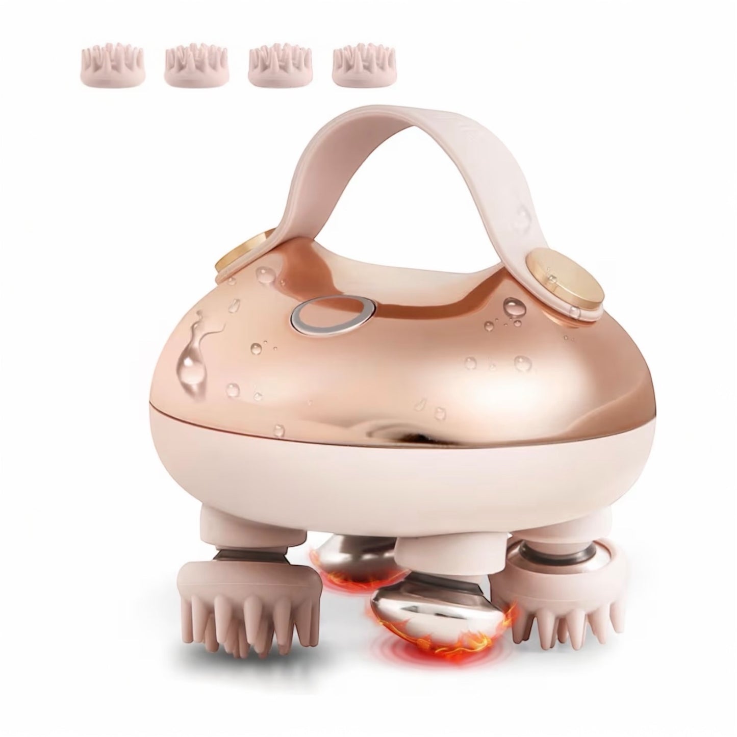 Head Massager Scalp, arboleaf Electric Scalp Massagers Waterproof Hair Massager for Hair Growth, Portable Handheld Massagers with Silicone Heads for Body Relaxation, Christmas Gifts for Women Men