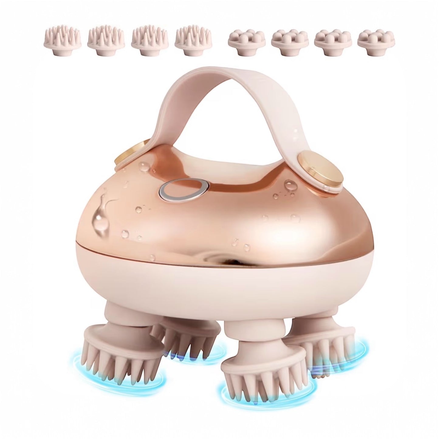 Head Massager Scalp, arboleaf Electric Scalp Massagers Waterproof Hair Massager for Hair Growth, Portable Handheld Massagers with Silicone Heads for Body Relaxation, Christmas Gifts for Women Men