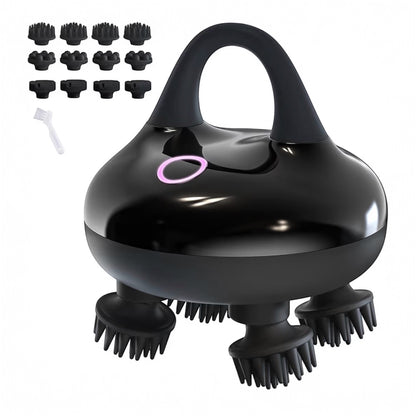 Head Massager Scalp, arboleaf Electric Scalp Massagers Waterproof Hair Massager for Hair Growth, Portable Handheld Massagers with Silicone Heads for Body Relaxation, Christmas Gifts for Women Men