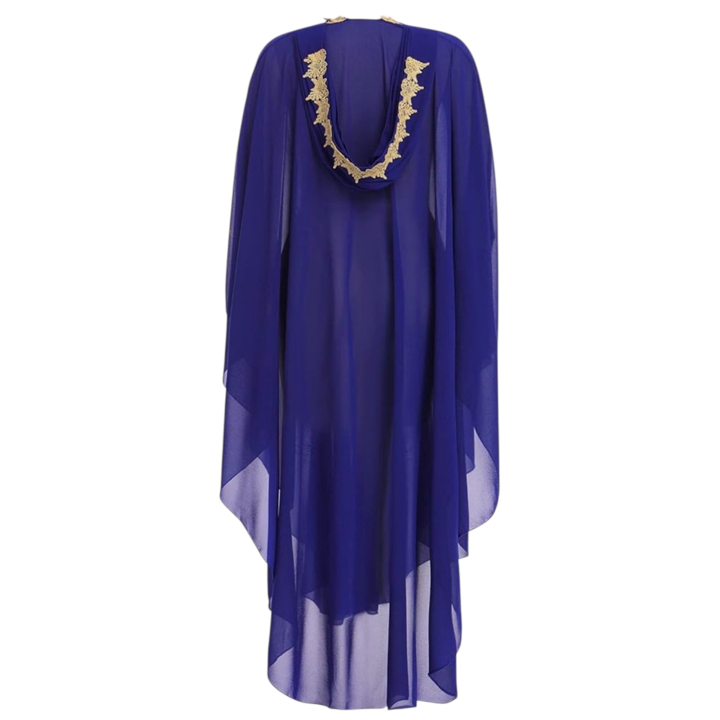 IWEMEK Women Open Front Loose Fit Batwing Long Sleeve Abaya Dubai Kaftan Turkish Muslim Hijab Dress Cardigan Chiffon Hooded African Evening Dresses Hot Drilling Maxi Kimono Robe (Delivered within 2-3 weeks from the day of purchase)