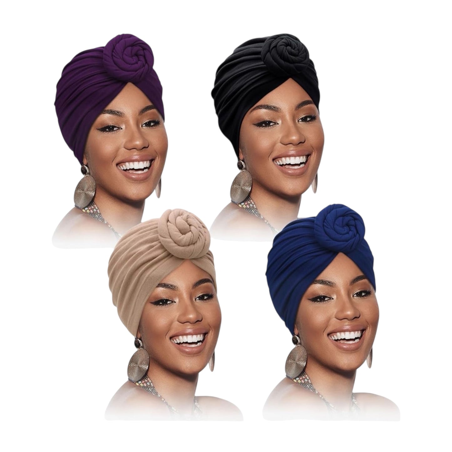 SATINIOR Women's Turban turban