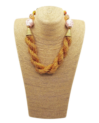 Elengi Micro Beads Brass Handmade Necklace – A Timeless African Treasure