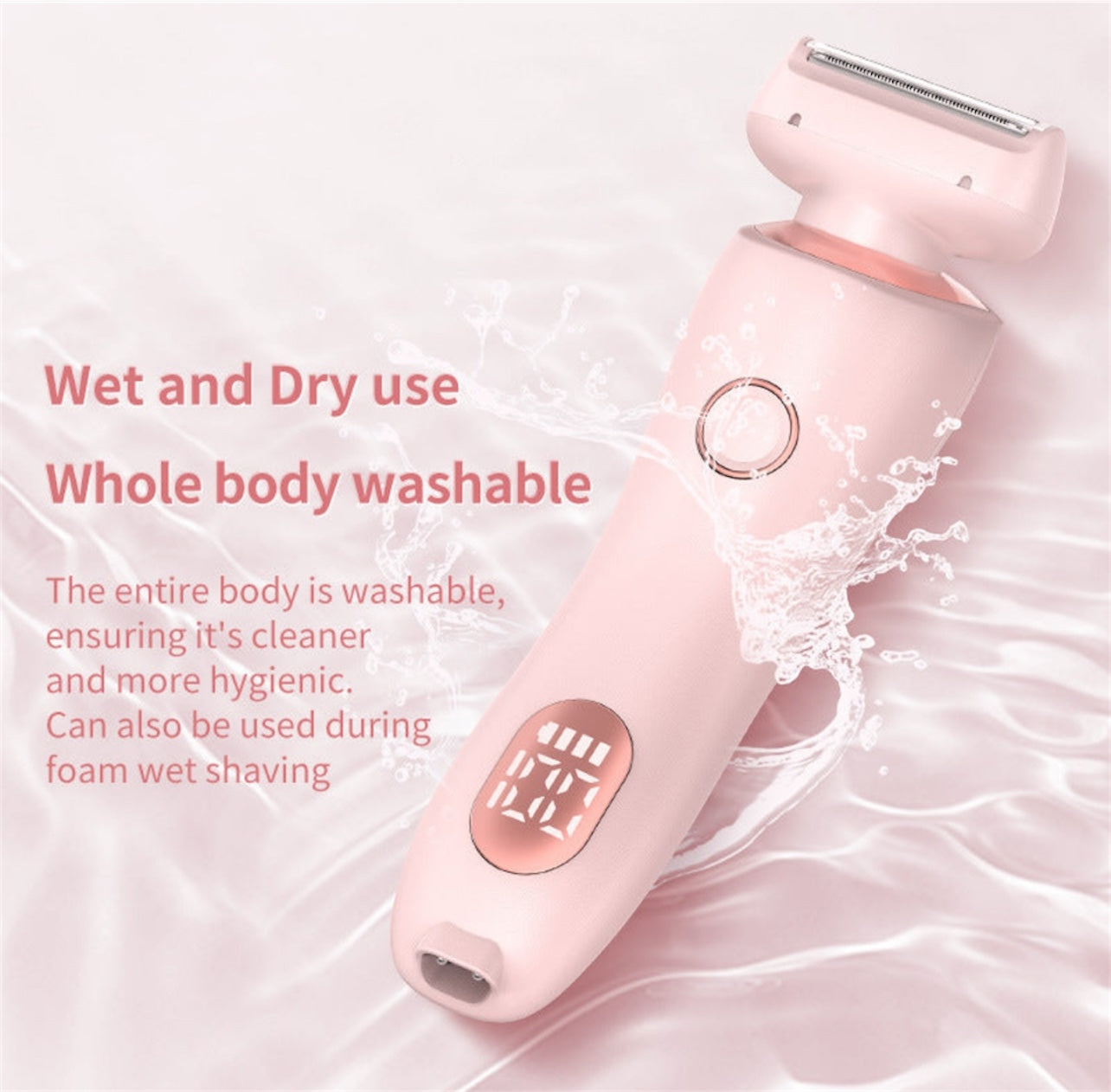 2-in-1 Electric Shaver for Women – Gentle & Waterproof