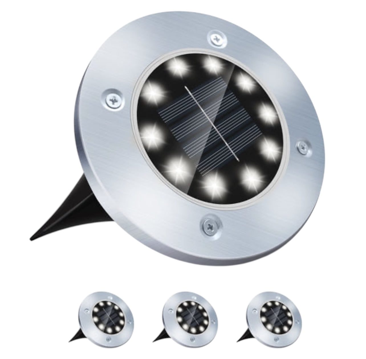 8 LED Solar Pathway Lights – Wireless & Weatherproof Outdoor Lighting