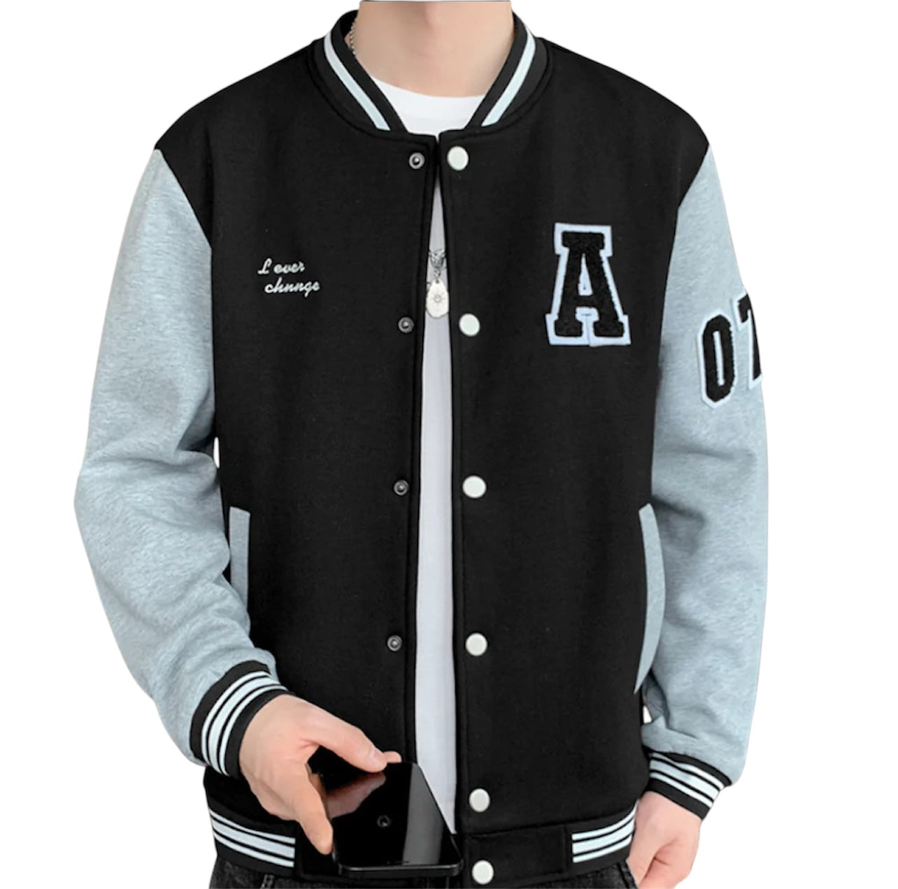 Mens College Baseball Jacket