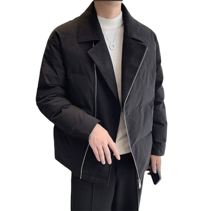 Mens Fold Over Zip Jacket