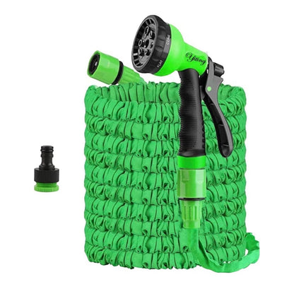 Yiting Expandable Garden Hose Pipe with 8 Function Spray Nozzle