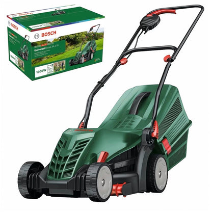 Bosch UniversalRotak 34-410 Corded Lawnmower 230V 34cm Cutting Width
