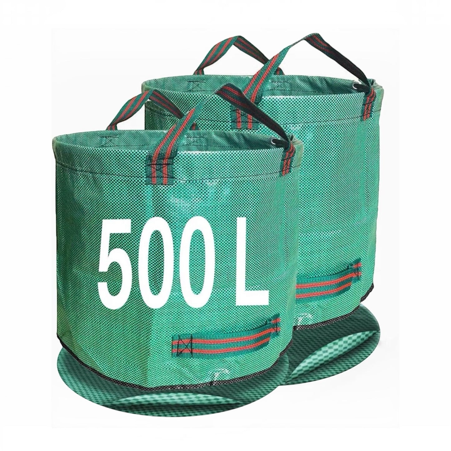 Singwow 500L Garden Waste Bags 2 Pack Heavy Duty Reusable Sacks