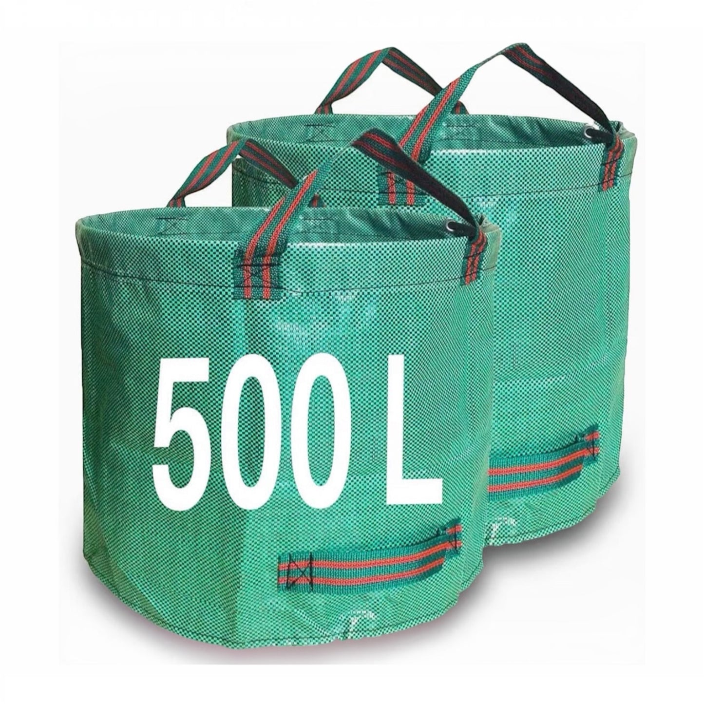 Singwow 500L Garden Waste Bags 2 Pack Heavy Duty Reusable Sacks