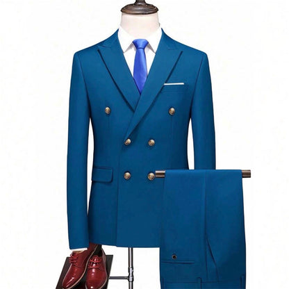 Men’s Slim Fit Business Suit 2 Piece Set