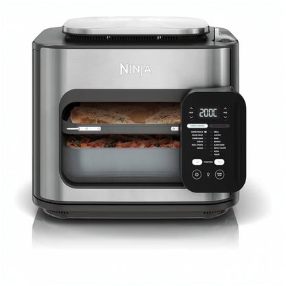 Combi 12-In-1 Multi-Cooker, Oven & Air Fryer, 12 Cooking Functions, Make 15 Minute* Family-Size Meals, Includes Bake Tray, Pan, & Recipe Guide, Grey, SFP700UK