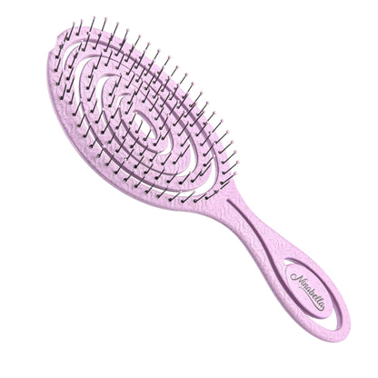 Detangling Hair Brush – Gentle, No-Pull Design for Straight, Curly & Wet Hair | Eco-Friendly Spiral Brush