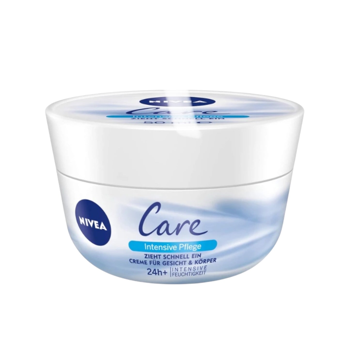 Nivea Care Intensive Moisture Cream – For Body & Face, Fragrance-Free, Quick Absorption (Pack of 4 x 50ml)