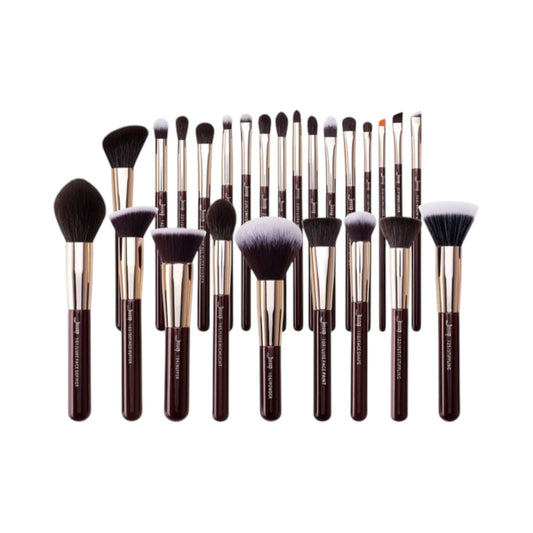 25-Piece Professional Makeup Brush Set – Natural Brushes for Foundation, Eyeshadow, Blending, Blush & Highlight (T280)