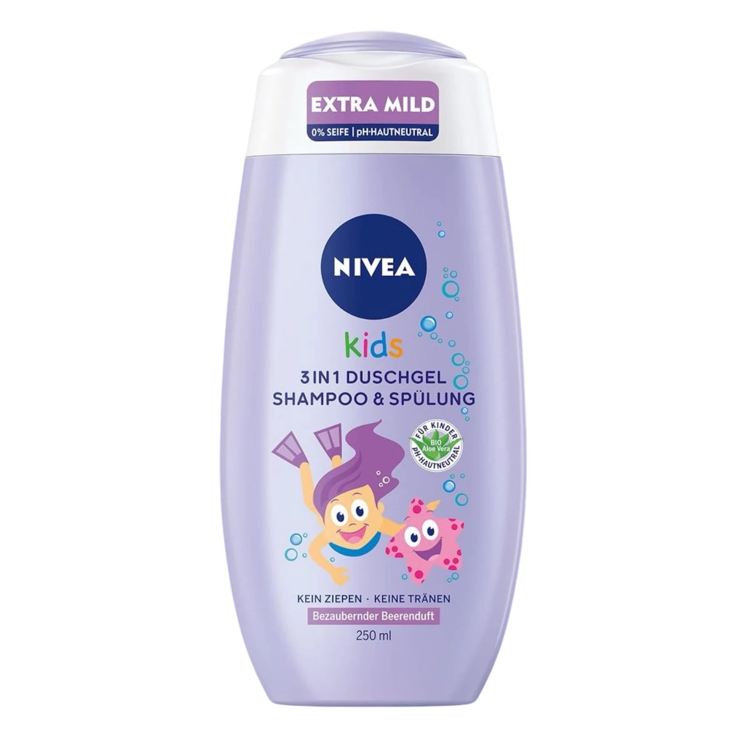 3-in-1 Kids' Shower Gel, Shampoo, and Conditioner - 250 ml