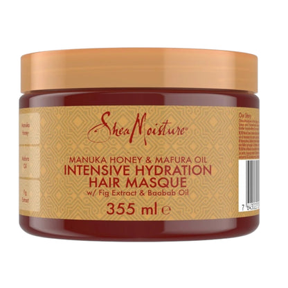 SheaMoisture Manuka Honey & Mafura Oil Intensive Hydration Hair Mask – Sulphate & Silicone-Free for Dry, Damaged Hair (355ml)