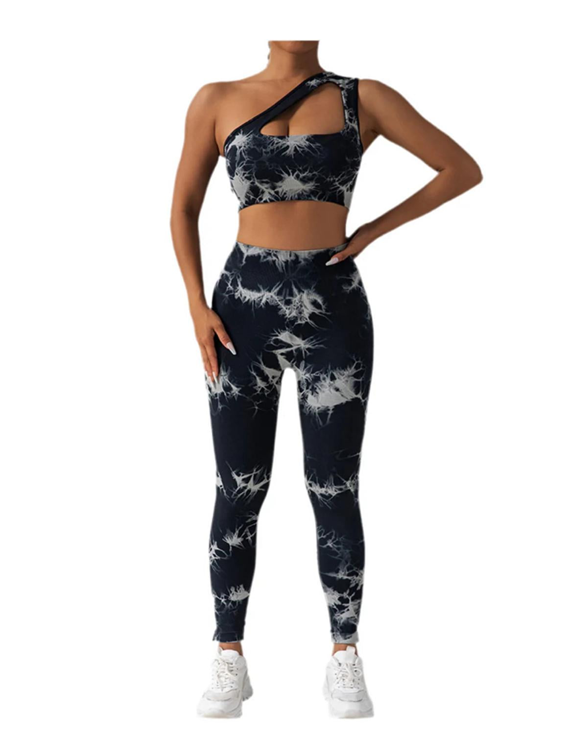 Women's Seamless High-Waisted Tie-Dye Leggings