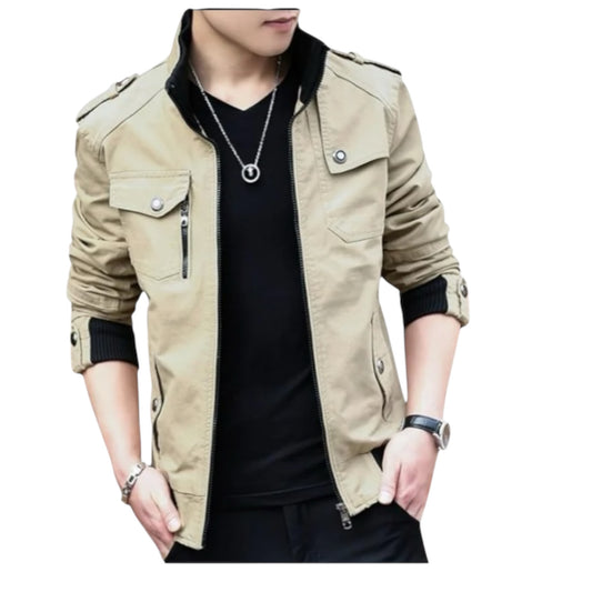 Mens Military Theme Short Jacket