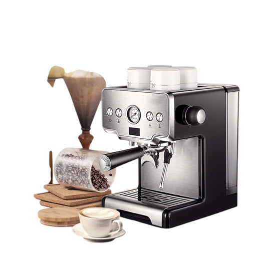 Espresso Coffee Maker Stainless Steel Italian Coffee Machine