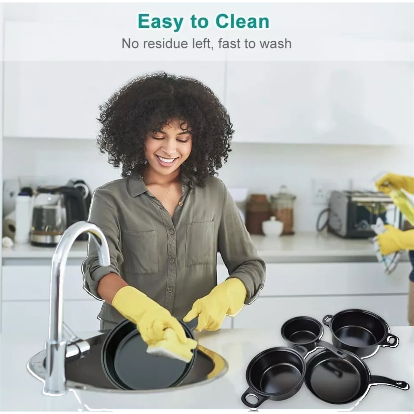 13-Piece Non-Stick Cookware Set with Lids – Includes Saucepan & Frying Pan (UK)