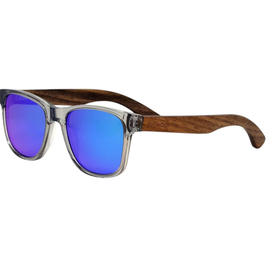 Premium Polarized Wood Sunglasses – UV400 Protection with Acetate Frame & Wooden Temples