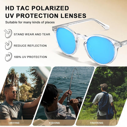 Men’s Polarized Vintage Sunglasses – UV400 Protection for Driving & Travel