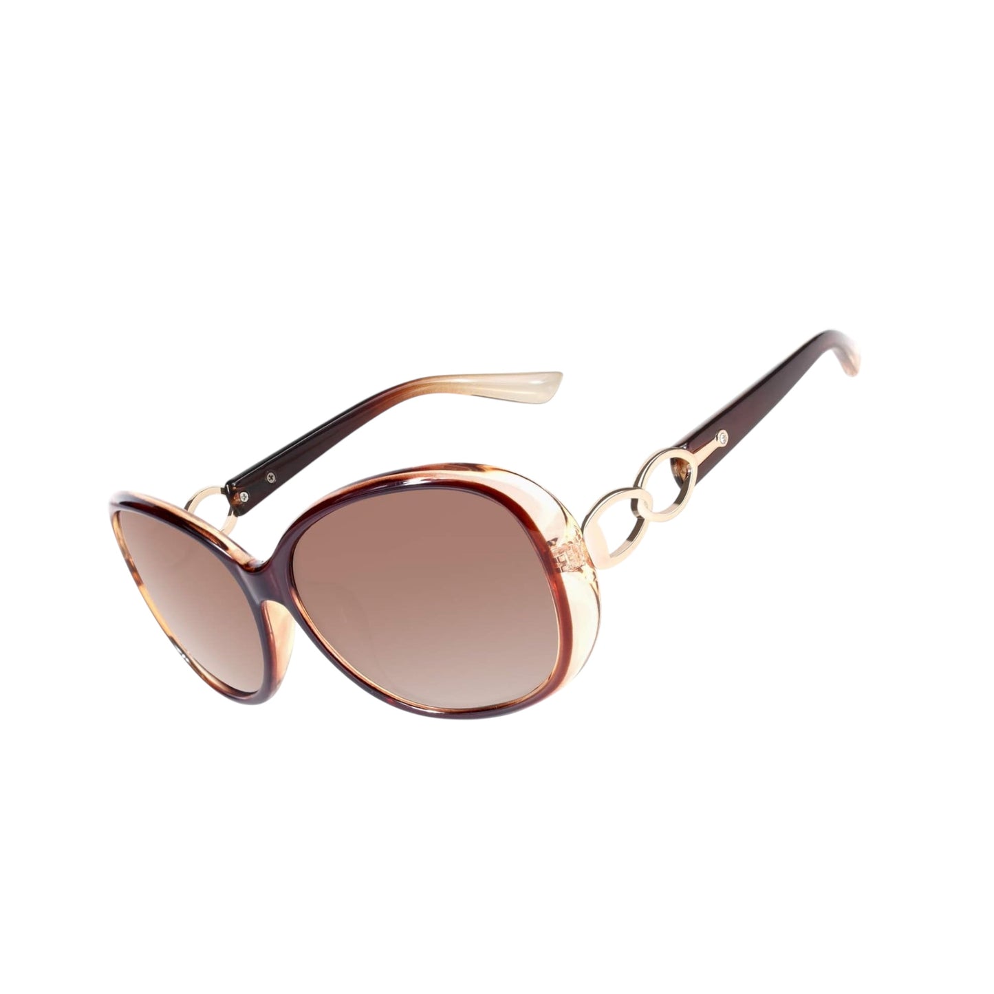 Polarized Retro Oversized Sunglasses for Women - UV400 Protection