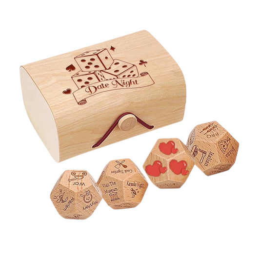 Date Night Dice set Game, Couples Gift Ideas Decision Dice game for Girlfriend Boyfriend Romantic Date Night Ideas for Him and Her Anniversary Birthday for Husband/Wife