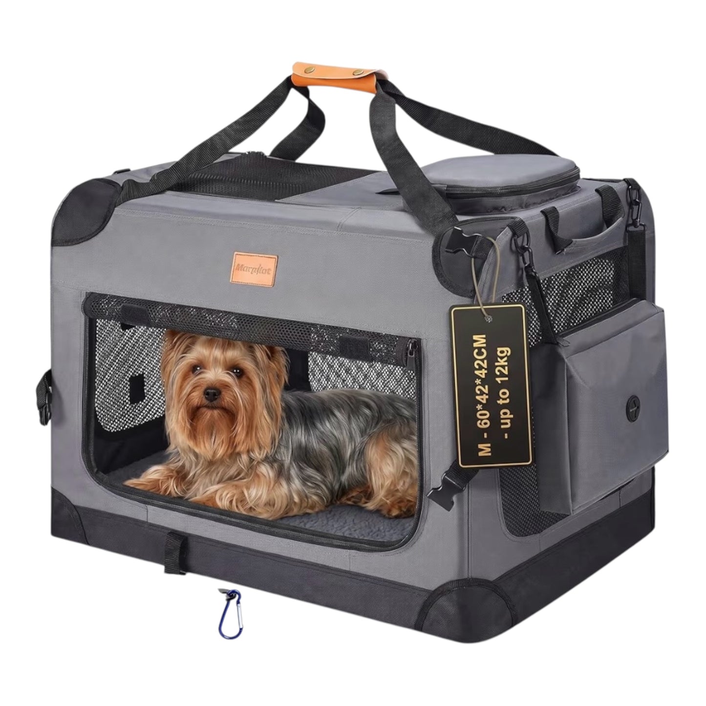 Morpilot Foldable Pet Carrier Large Dog Cat Travel Bag