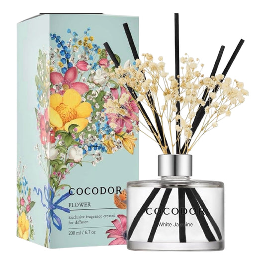 COCODOR White Jasmine Reed Diffuser