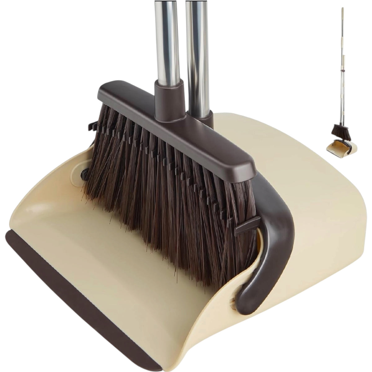 Long Handle Dustpan and Brush Set