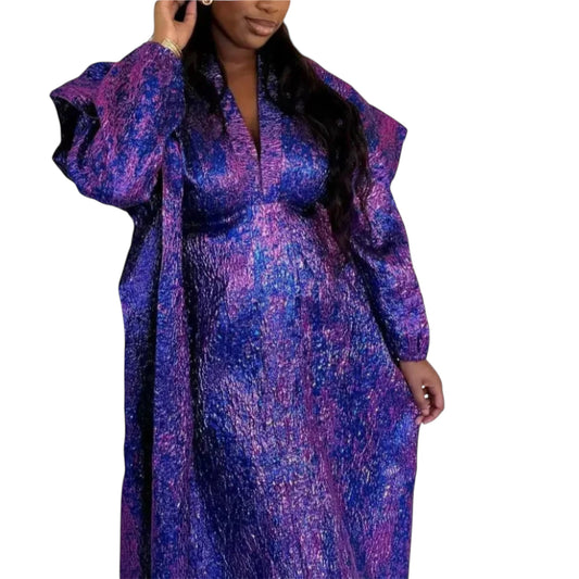 2025 African Maxi Dress for Women – Traditional Dashiki Ankara Kaftan Gown