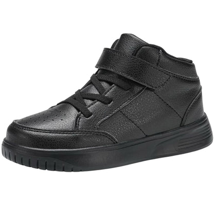 Kids Trainers Boys High Top School Tennis Sneakers for Girls Running Adjustable Strap Shoes, Size from 8, 9, 10, 11, 11.5, 12, and 13 uk child, 1, 2, 3, 3.5, and 4 uk