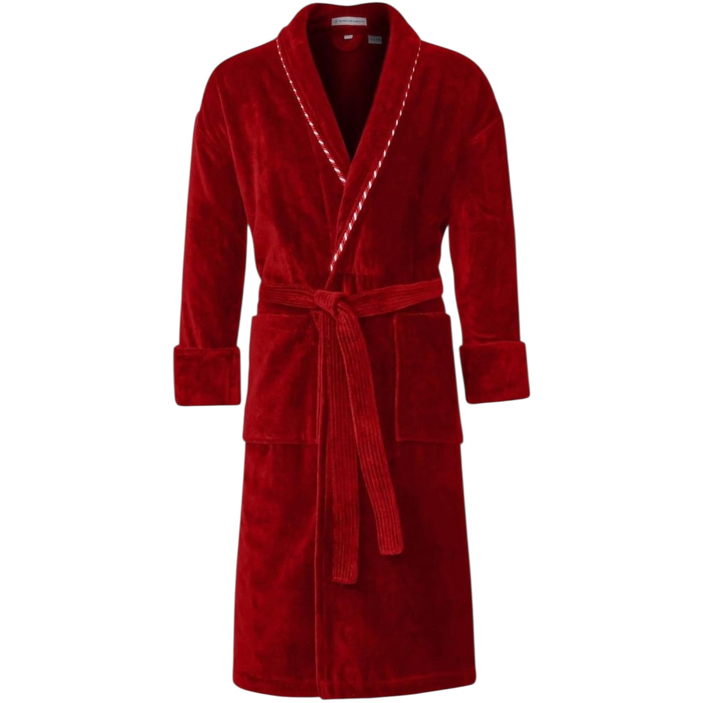 Men’s British Bathrobe – The Earl Claret | Bown of London