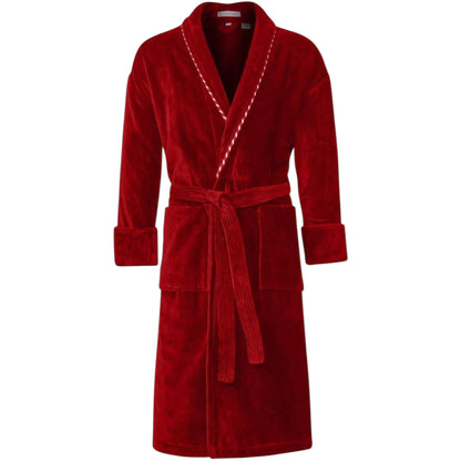 Men’s British Bathrobe – The Earl Claret | Bown of London