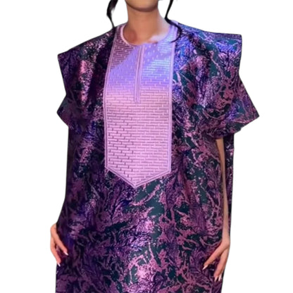 Elegant African Dashiki Ankara Dress – Traditional Style with Modern Graceftan Maxi Long Dress 2025