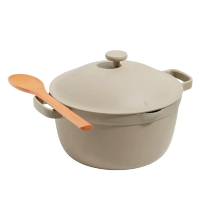 Perfect Pot - 5.2 L. Nonstick Ceramic Sauce Pan with Lid | Versatile Cookware for Stovetop and Oven | Steam, Bake, Braise, Roast | PTFE and Pfoa-Free | Toxin-Free, Easy to Clean | Steam